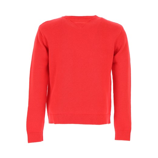 Czerwony sweter dziewczęcy Tommy Hilfiger 