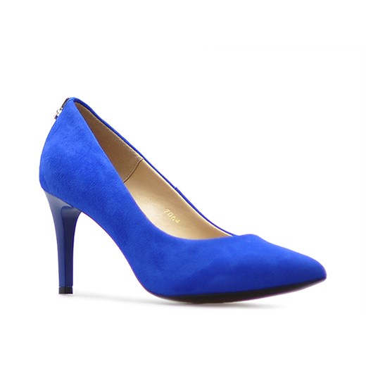 Czółenka Sala 7064/601 Niebieskie zamsz ze sklepu Arturo-obuwie w kategorii Czółenka - zdjęcie 59858774