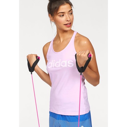 Różowy top sportowy Adidas Performance 