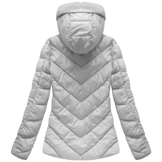 KRÓTKA KURTKA Z KAPTUREM SZARA (B1037-30) S-West XXL (44) goodlookin.pl
