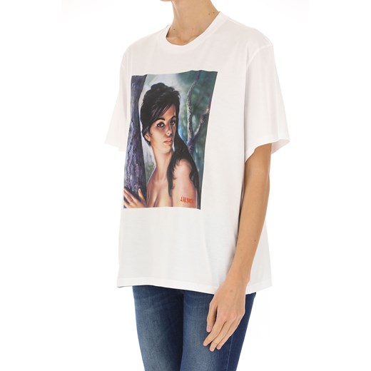 Stella McCartney Koszulka dla Kobiet Na Wyprzedaży, biały, Bawełna, 2019, 38 40 42