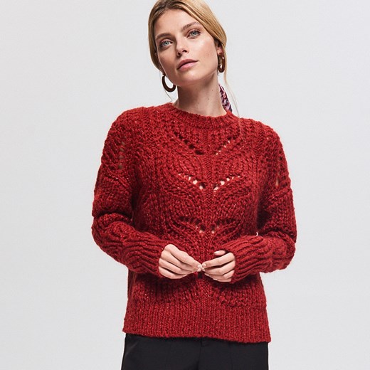 Sweter damski Reserved z okrągłym dekoltem 