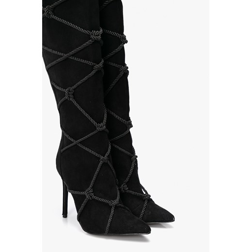 Missguided kozaki damskie z cholewką przed kolano