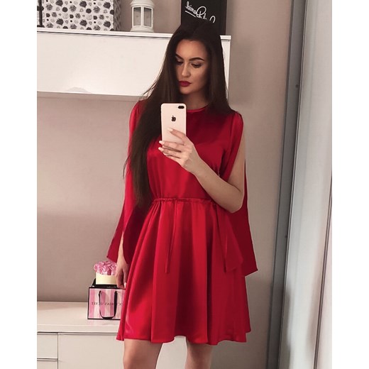 JULIE - Satynowe cudo z kokardami   XS/S Tenezito.com.pl