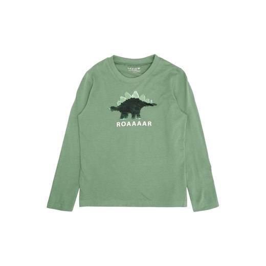 T-shirt chłopięce zielony Review For Kids 