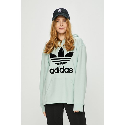 Bluza damska Adidas Originals z dzianiny krótka sportowa 