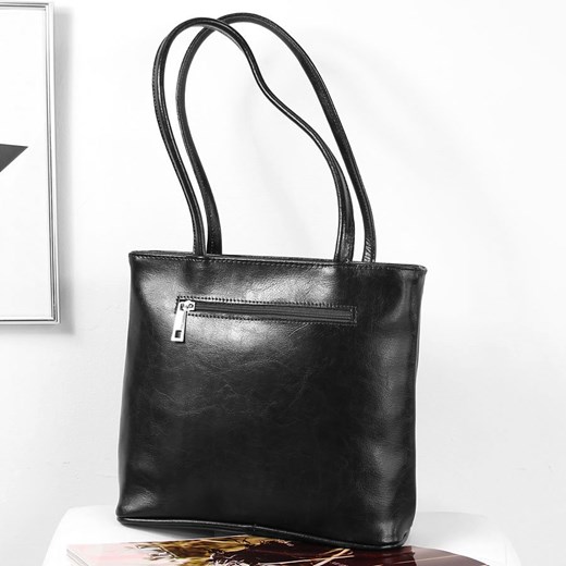 Shopper bag Dan-A glamour matowa bez dodatków 