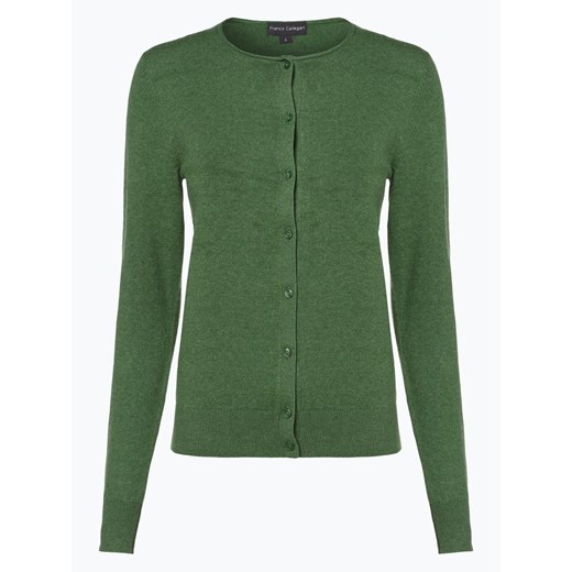 Sweter damski zielony Franco Callegari z okrągłym dekoltem 