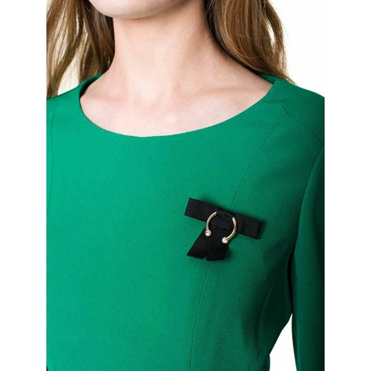 Bluzka damska zielona Potis & Verso z długim rękawem 
