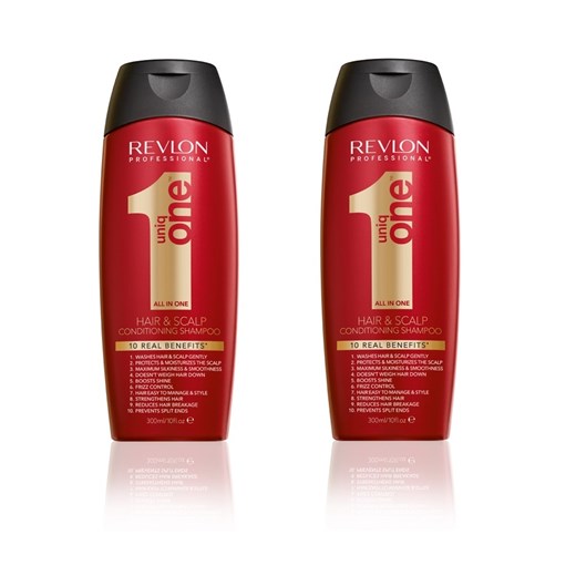 Revlon Zestaw Uniq One - odżywczy szampon do włosów 300ml x2 - Wysyłka w 24H!  Revlon  Estyl.pl