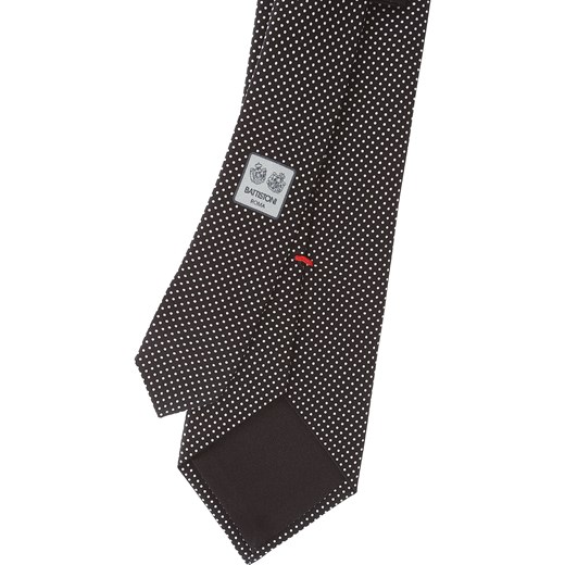 Krawat czarny Battistoni 