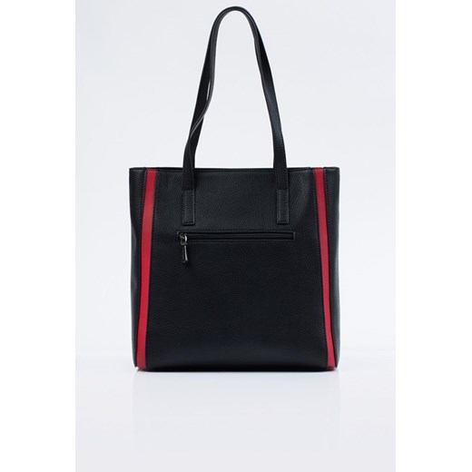 Shopper bag Monnari matowa bez dodatków czarna elegancka 