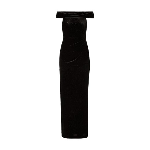 Christian Berg Cocktail sukienka z krótkimi rękawami z odkrytymi ramionami elegancka maxi 