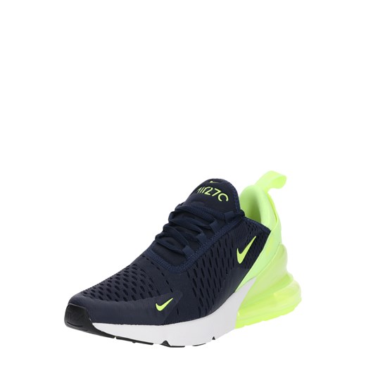 Buty sportowe damskie Nike Sportswear dla biegaczy młodzieżowe sznurowane niebieskie na platformie 