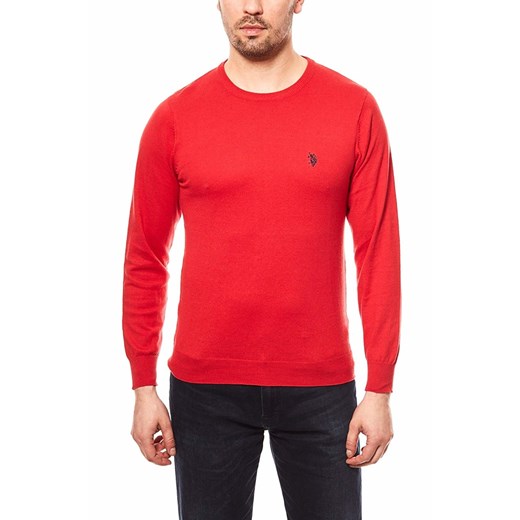 Sweter U.S Polo Assn. Roundneck Pullover Red 51894-155  U.S Polo Assn. L Butomaniak.pl