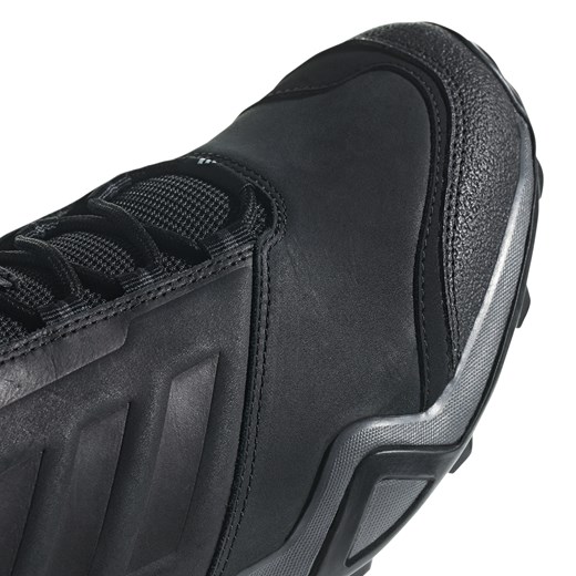 Czarne buty sportowe męskie Adidas Performance terrex skórzane sznurowane 
