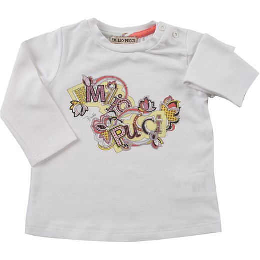 Biała odzież dla niemowląt Emilio Pucci 