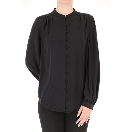 Equipment Femme Koszula dla Kobiet Na Wyprzedaży, czarny, Jedwab, 2019, 44 46