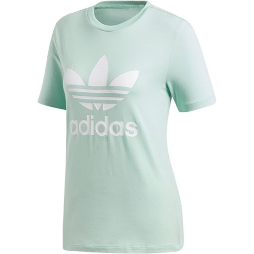 Bluzka sportowa Adidas zielona na fitness 