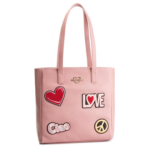 Shopper bag Love Moschino różowa 