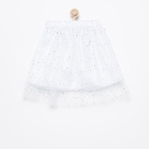 Spódnica dziewczęca Reserved biała w abstrakcyjne wzory 