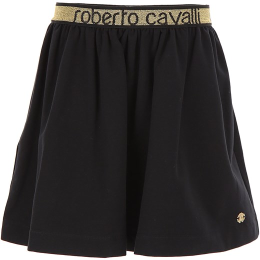 Spódnica dziewczęca czarna Roberto Cavalli 