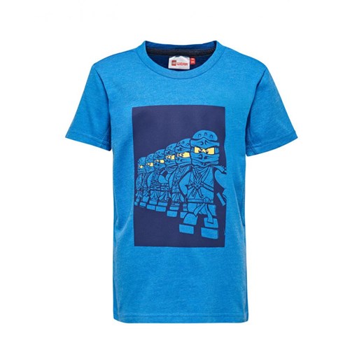 T-shirt chłopięce niebieski Lego Wear z krótkim rękawem 