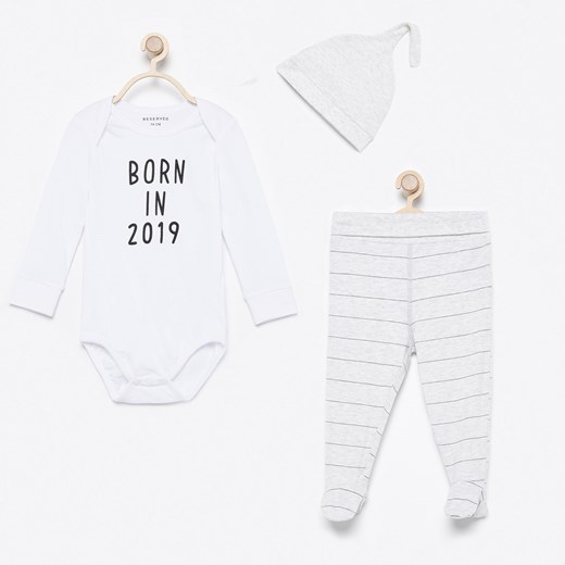 Biała odzież dla niemowląt Reserved chłopięca 
