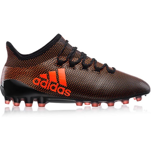 Buty piłkarskie turfy X 17.1 AG Adidas (czarno-pomarańczowe) Adidas  41 1/3 okazja SPORT-SHOP.pl 