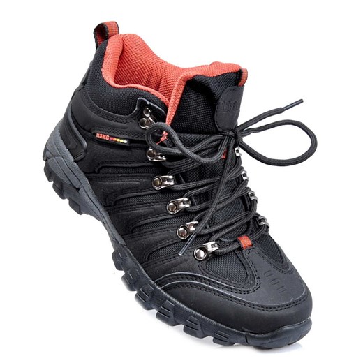 Damskie buty trekkingowe CZARNE /A3-2 2676 S394/  Msmg 40 pantofelek24.pl