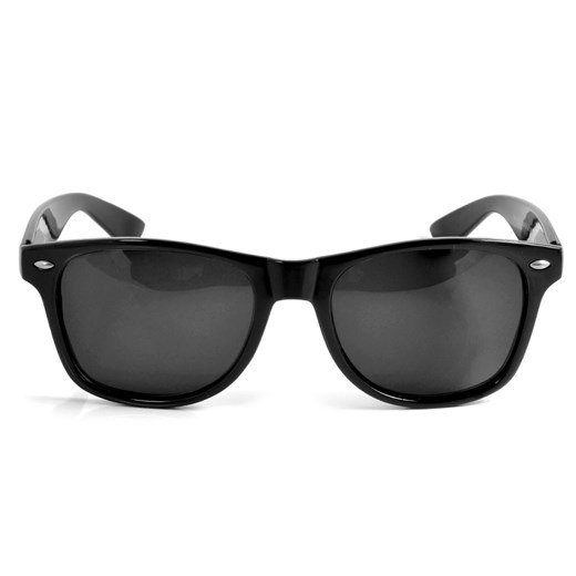 Czarne spolaryzowane okulary przeciwsłoneczne retro