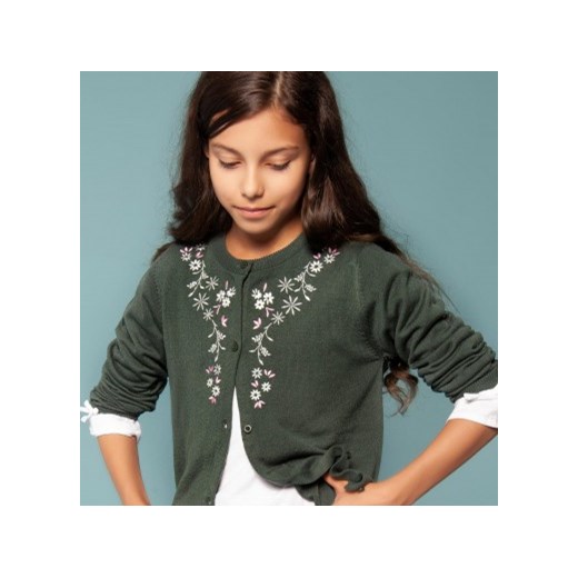 Sweter rozpinany dla dziewczynki 9-13 lat