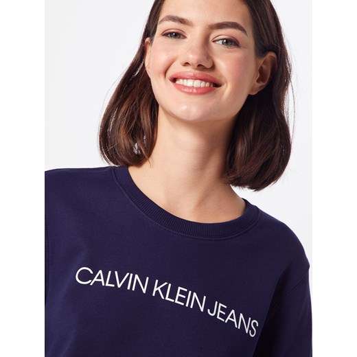 Bluzka sportowa 'INSTITUTIONAL REGULAR CREW NECK' Calvin Klein  L AboutYou