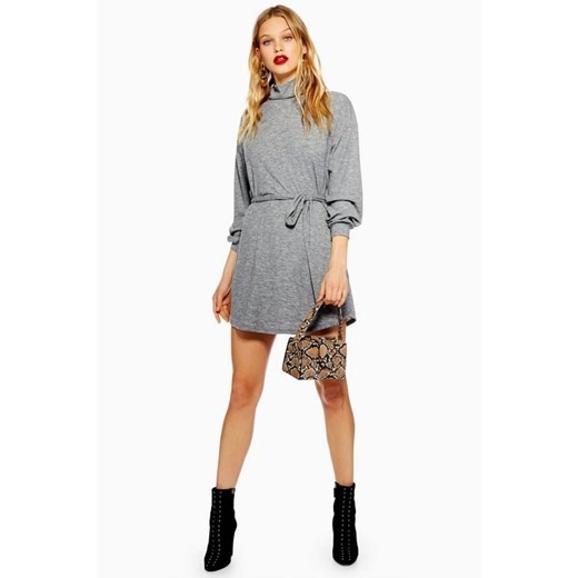 Cut And Sew Belted Mini Dress  Topshop  
