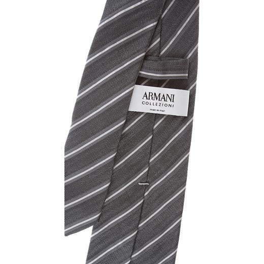 Giorgio Armani Krawaty Na Wyprzedaży, Metaliczny szary, Jedwab, 2019 Giorgio Armani  One Size okazja RAFFAELLO NETWORK 
