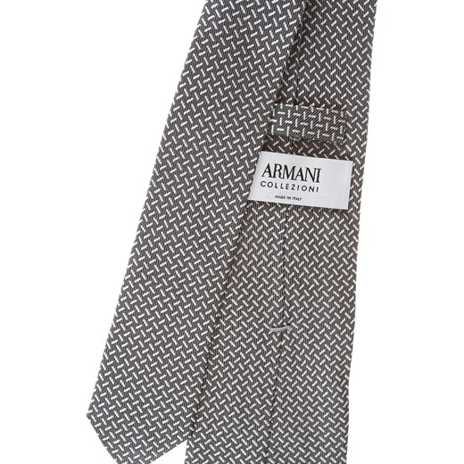 Giorgio Armani Krawaty Na Wyprzedaży, Szary, Jedwab, 2019 Giorgio Armani  One Size okazja RAFFAELLO NETWORK 