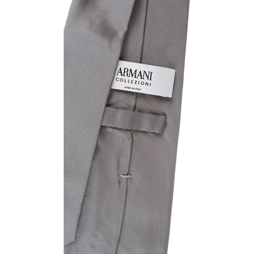 Giorgio Armani Krawaty Na Wyprzedaży, Bright Grey, Jedwab, 2019 Giorgio Armani  One Size okazja RAFFAELLO NETWORK 