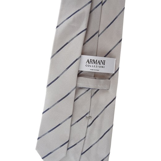 Giorgio Armani Krawaty Na Wyprzedaży, Perłowy szary, Jedwab, 2019 Giorgio Armani  One Size wyprzedaż RAFFAELLO NETWORK 