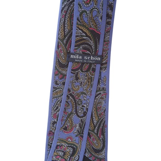 Mila Schon Krawaty Na Wyprzedaży, Medium Slate Blue, Jedwab, 2019 Mila Schon  One Size promocja RAFFAELLO NETWORK 