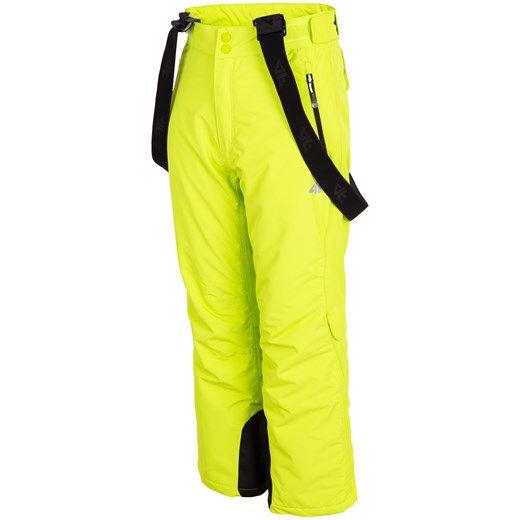 Spodnie narciarskie dla dużych dzieci (chłopców) JSPMN400 - soczysta zieleń   128 4F
