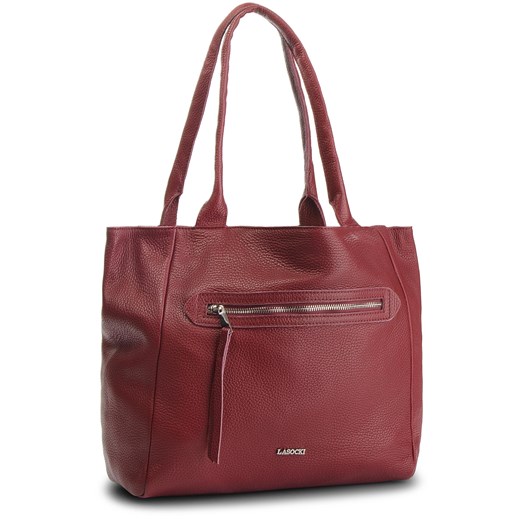 Shopper bag czerwona Lasocki 