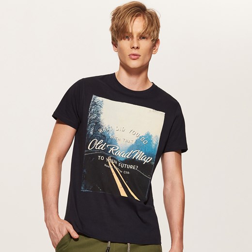 T-shirt męski House z krótkimi rękawami w stylu młodzieżowym wiosenny 