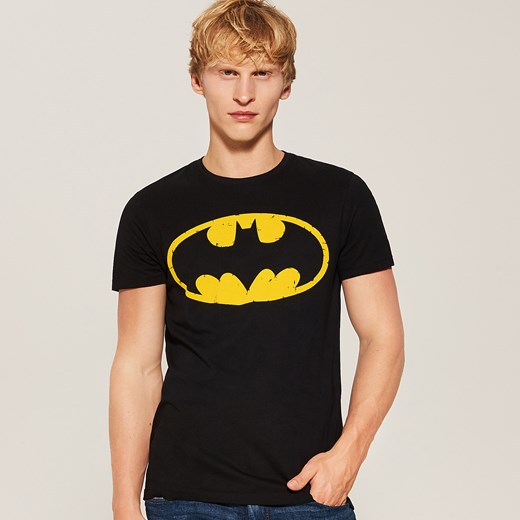 House - T-shirt Batman - Czarny