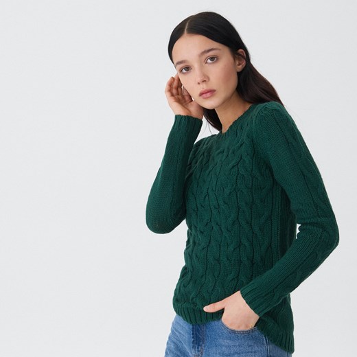 Sweter damski House z okrągłym dekoltem casualowy