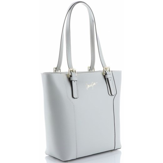 Shopper bag Vittoria Gotti szara elegancka 