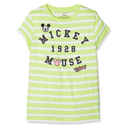 Disney dziewczyny T-Shirt Mickey poprawek -  krój regularny Disney  sprawdź dostępne rozmiary Amazon