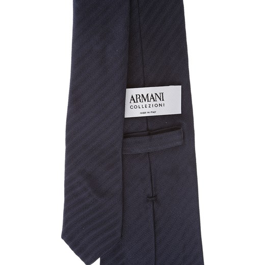 Giorgio Armani Krawaty Na Wyprzedaży, Dark Midnight Blue, Jedwab, 2019 Giorgio Armani  One Size okazja RAFFAELLO NETWORK 