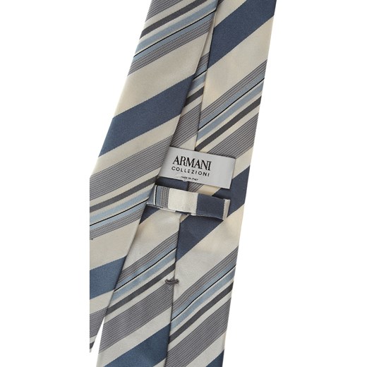 Giorgio Armani Krawaty Na Wyprzedaży, Perłowy biały, Jedwab, 2019 Giorgio Armani  One Size okazja RAFFAELLO NETWORK 