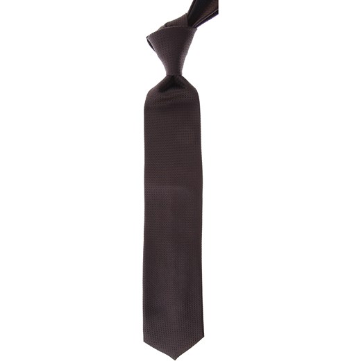 Krawat brązowy Battistoni 