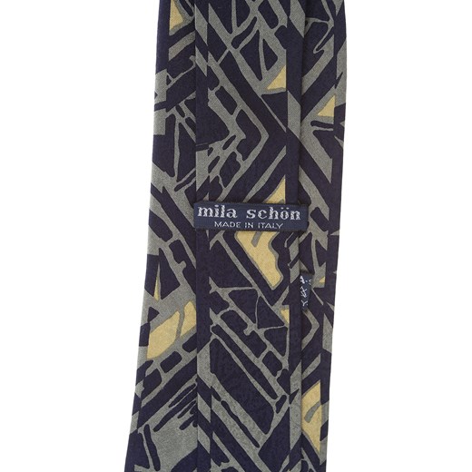 Krawat Mila Schon w abstrakcyjnym wzorze 